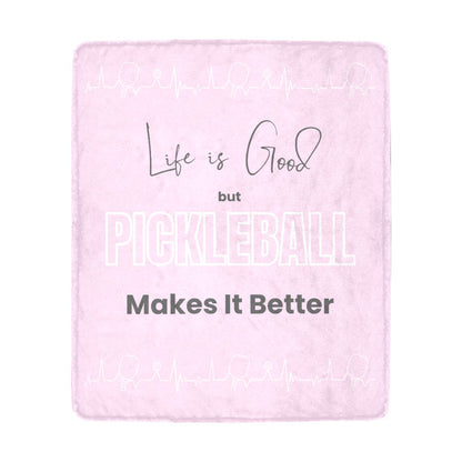 Life is GOOD Microfiber Fleece Blanket