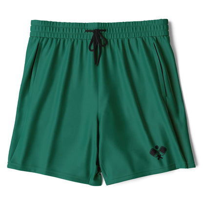 Green & Black 2-in-1 Athletic Shorts (Long)