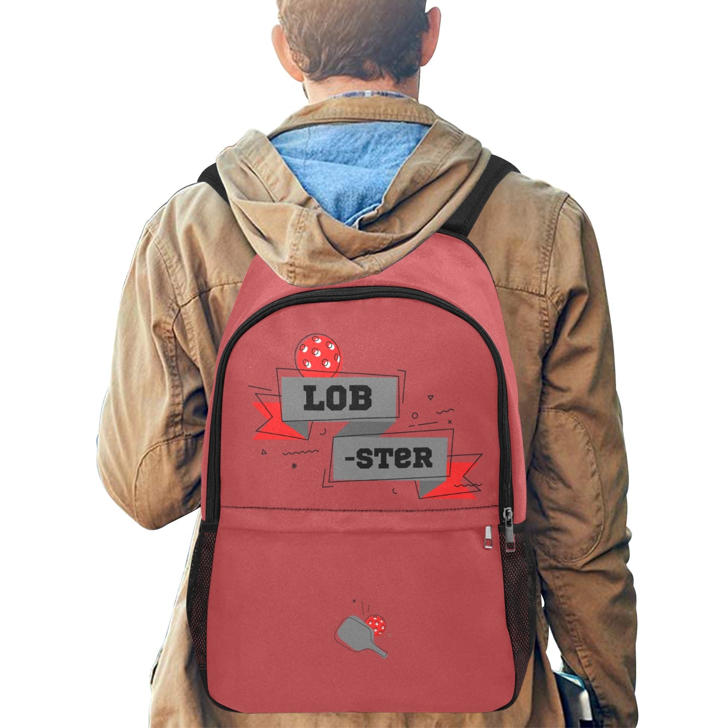 LOB-Ster Backpack with Side Mesh Pockets