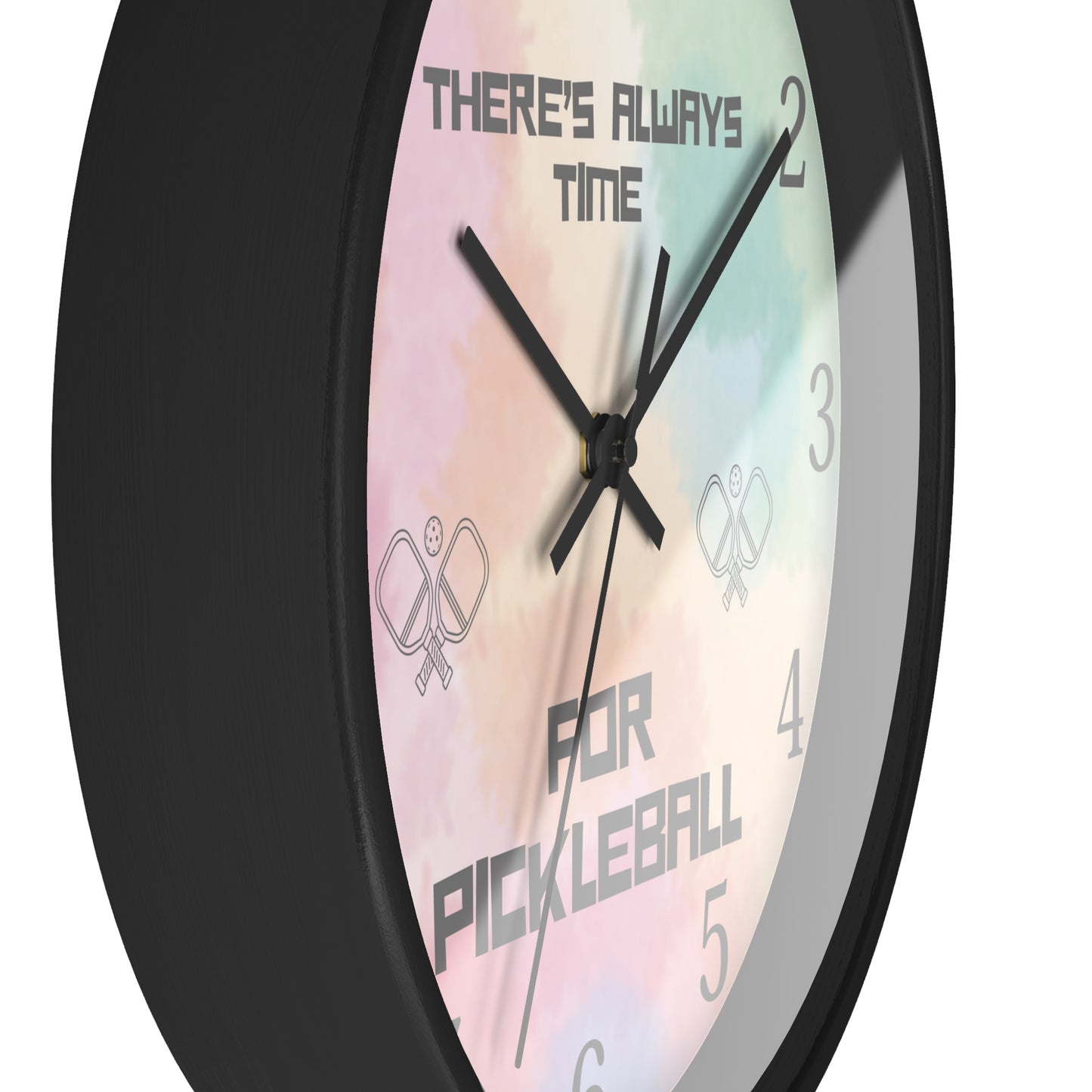 There's Always Time for Pickleball Wall Clock