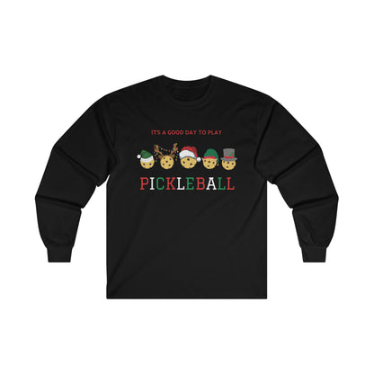 It's a Good Day to Play Pickleball - Christmas Shirt