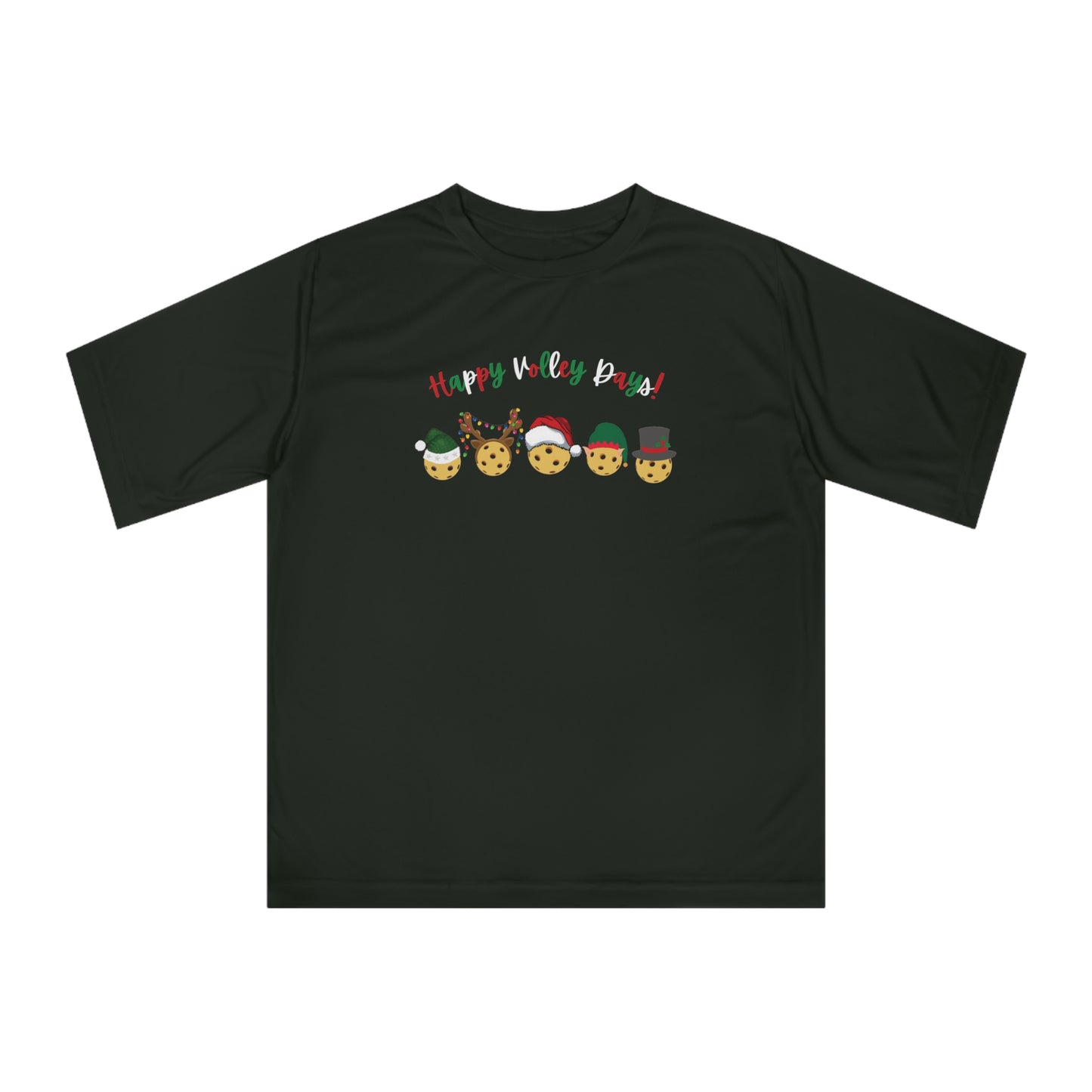 Happy Volley Days - Christmas Pickleball Dri Fit Shirt