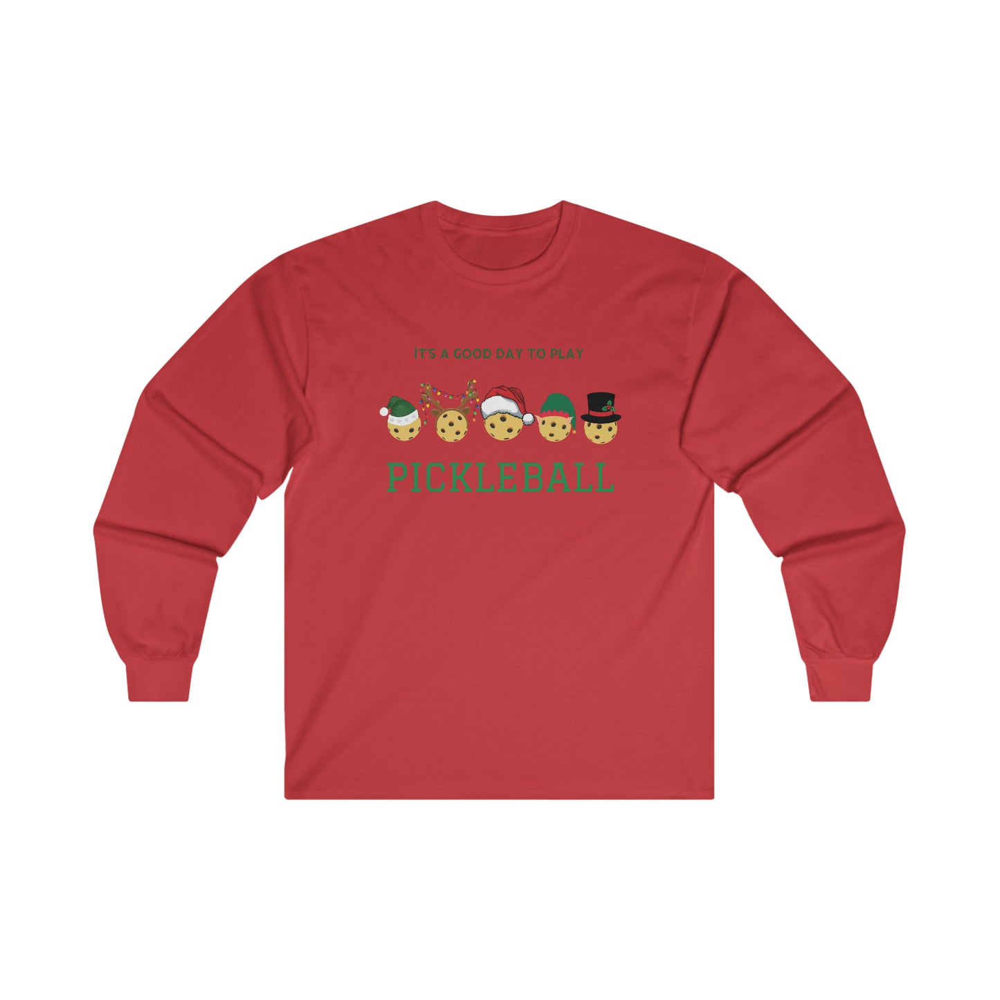 It's a Good Day to Play Pickleball - Christmas Shirt