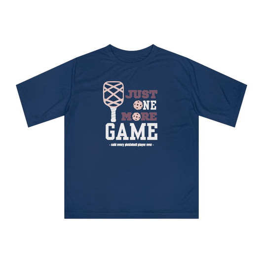 Just 1 More Game - Performance T-Shirt