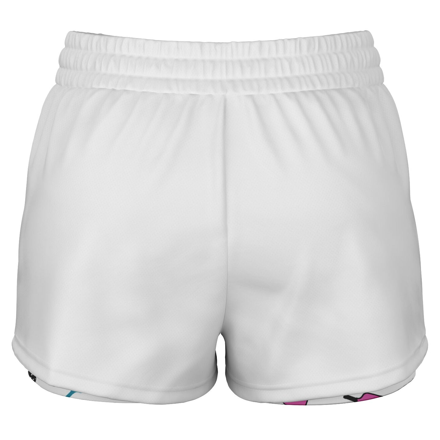 White 2-in-1 Athletic Shorts (Short)