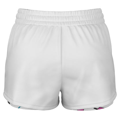 White 2-in-1 Athletic Shorts (Short)