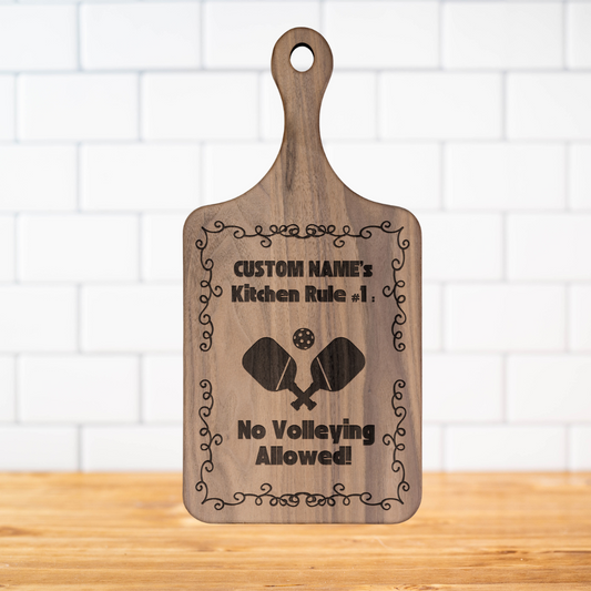 Kitchen Rule #1 Cutting Board (Customizable)