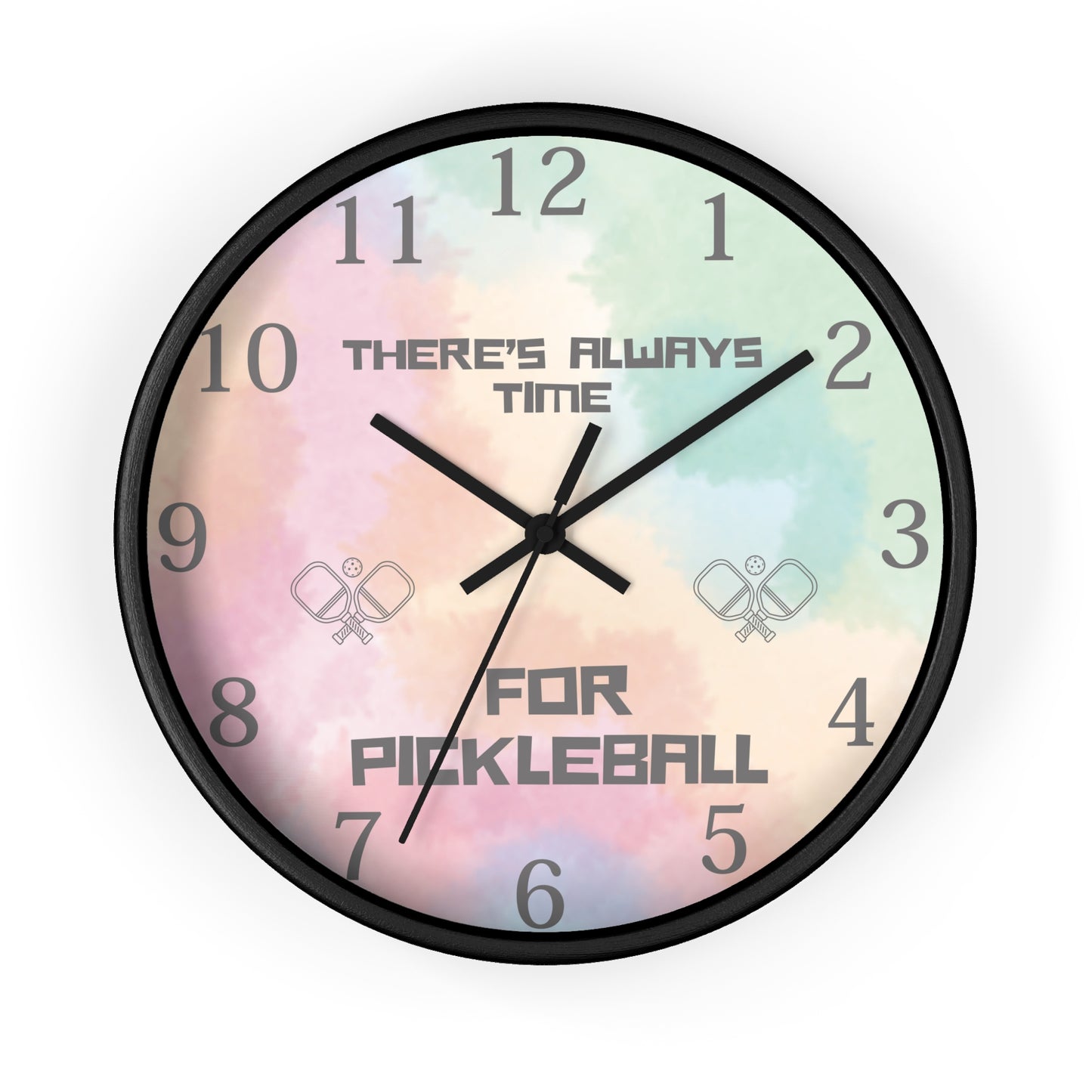 There's Always Time for Pickleball Wall Clock