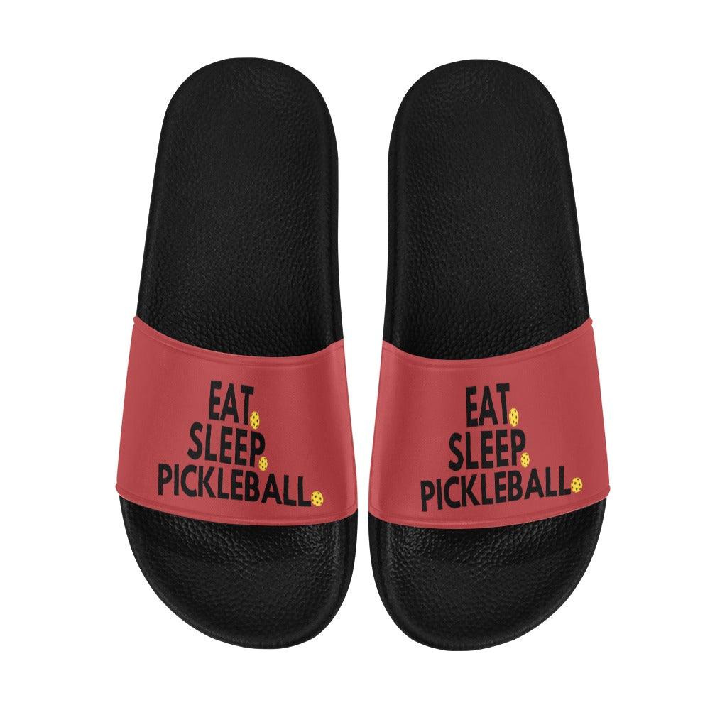 EAT. SLEEP. PICKLEBALL. Slide Sandals