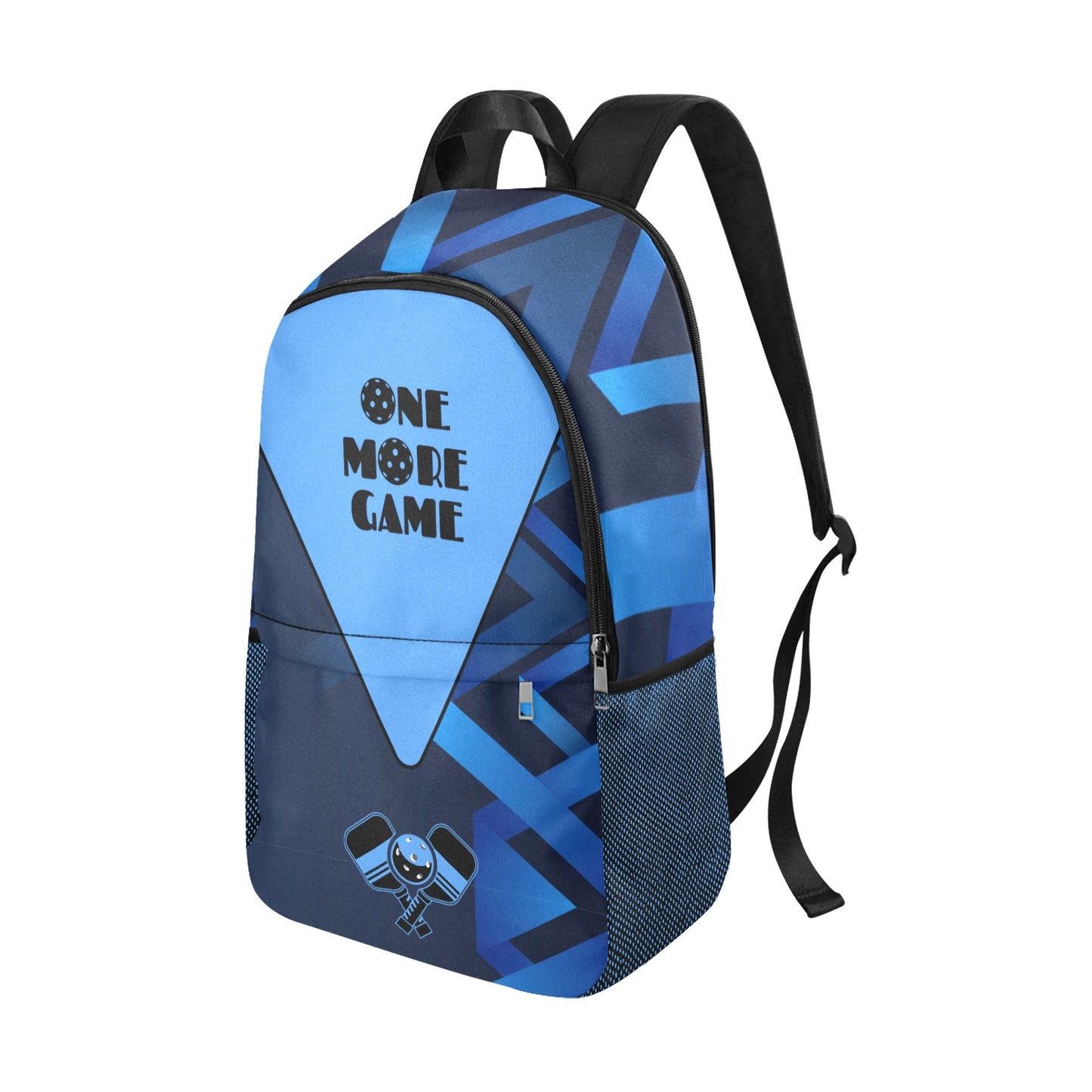 ONE MORE GAME Backpack with Mesh Side Pockets