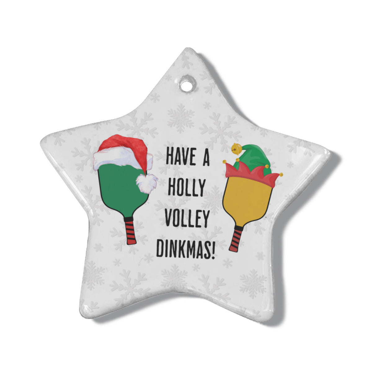 Holly Volley Dinkmas Ornament