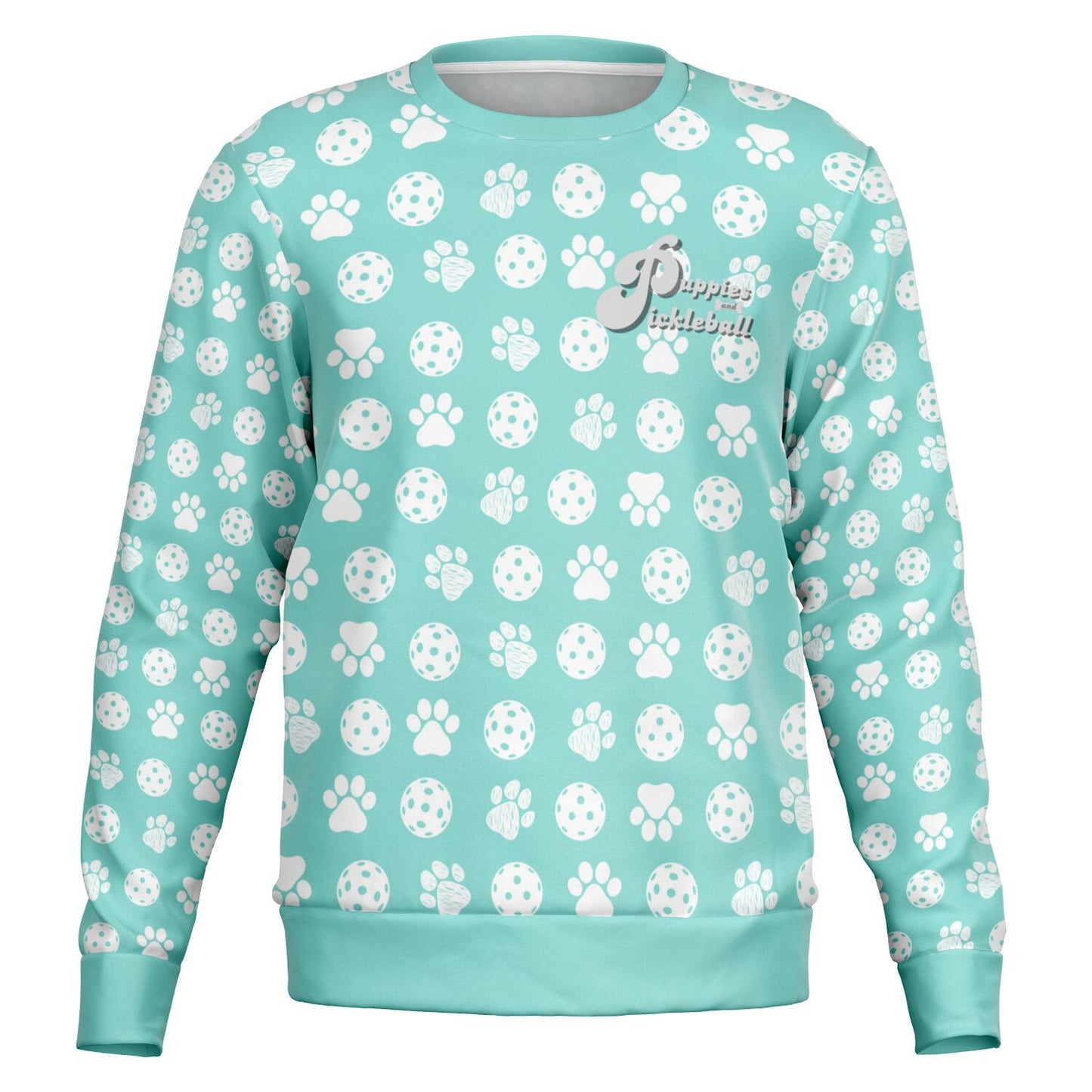 Puppies & Pickleball Sweatshirt (Mint)