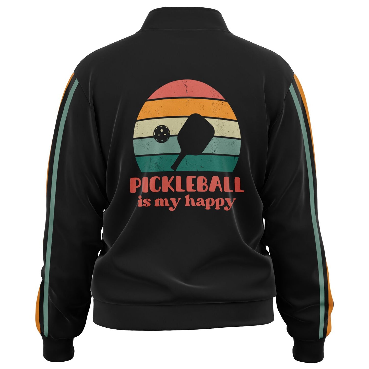 Pickleball Is My Happy Track Jacket