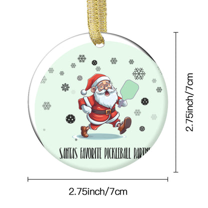 Santa's Favorite Partner Ornament