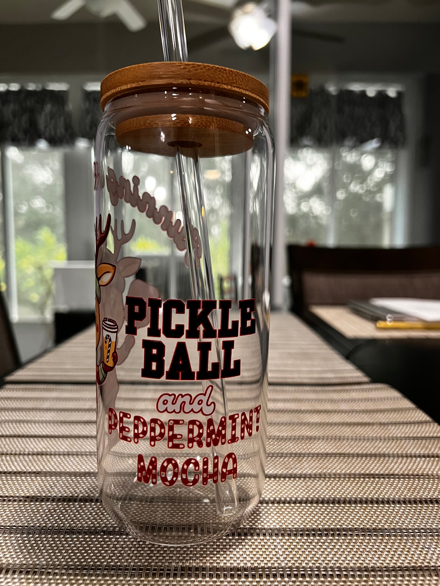 Running on Pickleball & Peppermint Mocha Cup