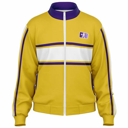 Yellow & Violet PICKLEBALL Track Jacket