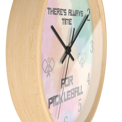 There's Always Time for Pickleball Wall Clock