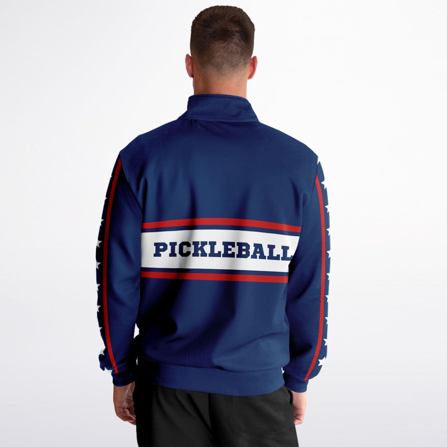 Red, White & Navy Pickleball Jacket