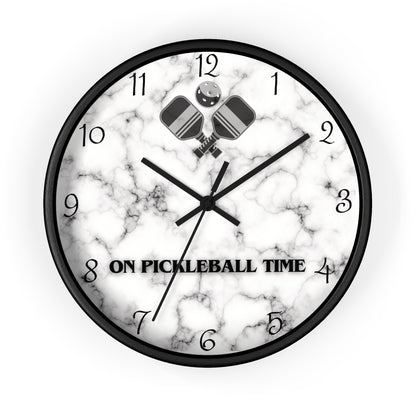 On Pickleball Time, Wall Clock