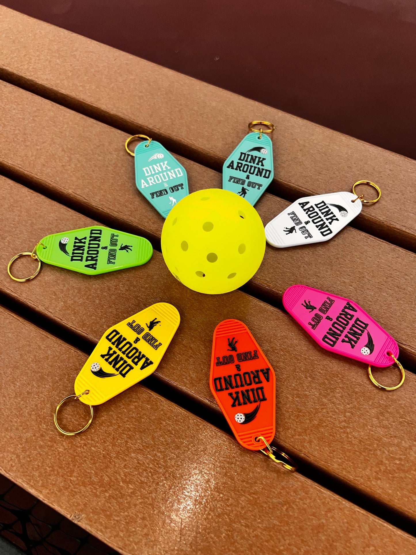 Dink Around and Find Out - Motel Keychain