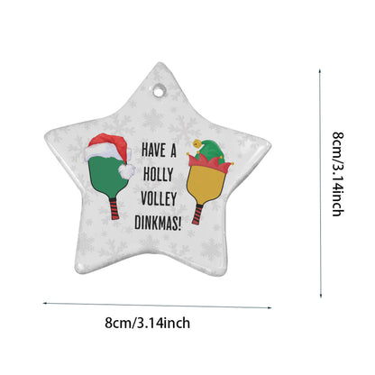 Holly Volley Dinkmas Ornament