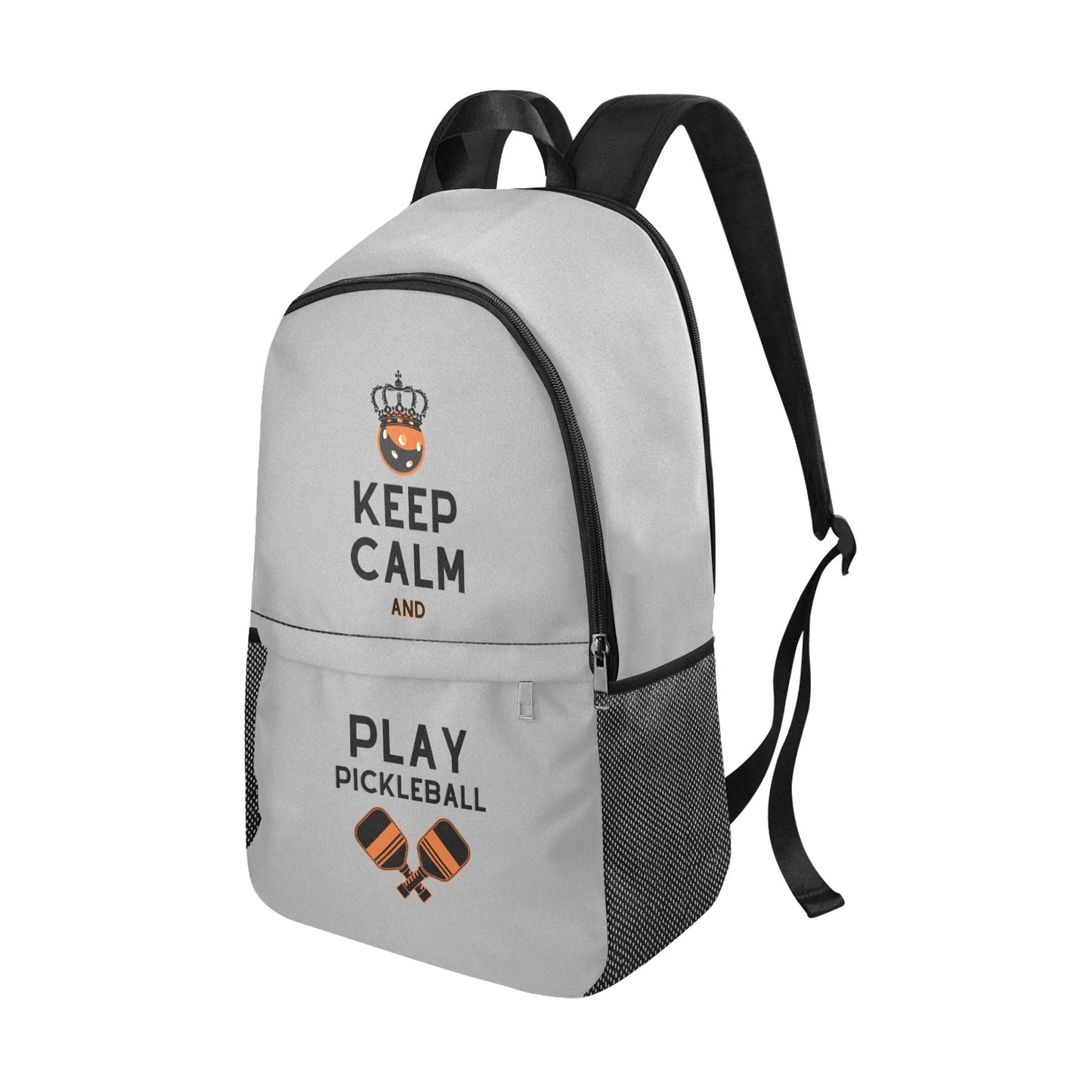 Keep Calm Pickleball Backpack with Side Mesh Pockets