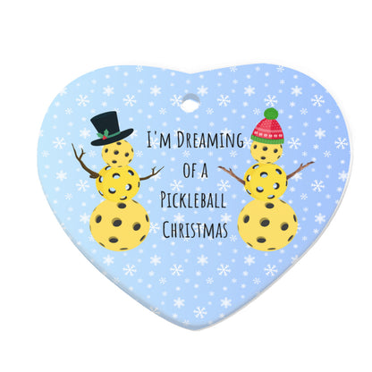 I'm Dreaming of a Pickleball Christmas Ornament