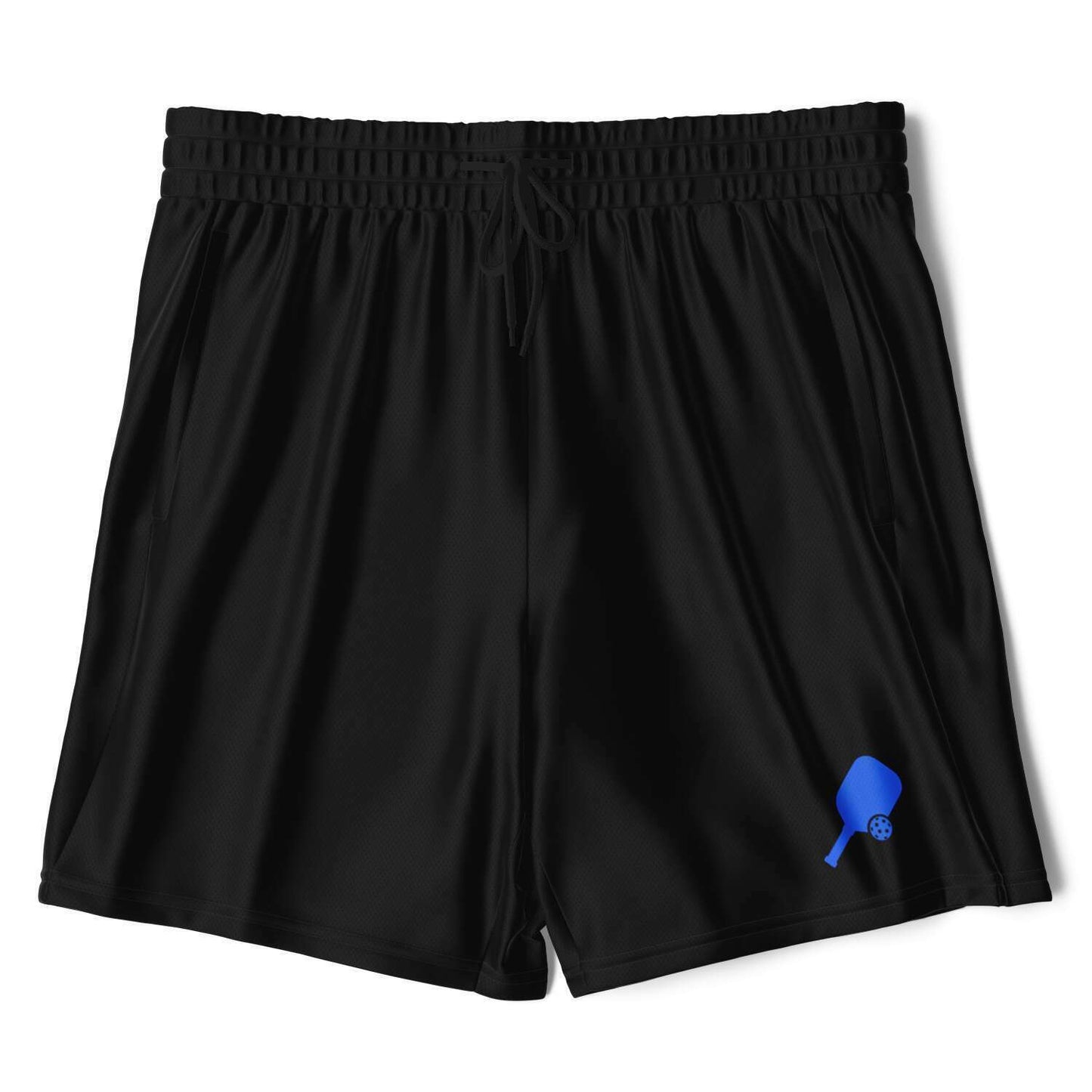 Black & Blue 2-in-1 Athletic Shorts (Long)