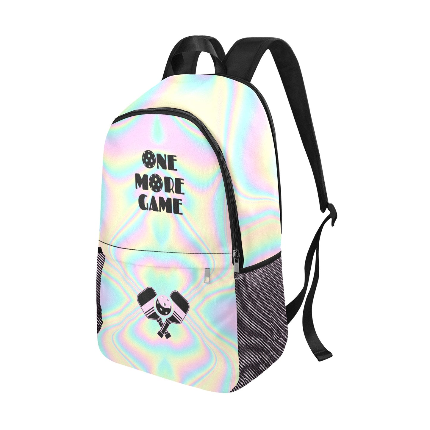 ONE MORE GAME Backpack with Mesh Side Pockets