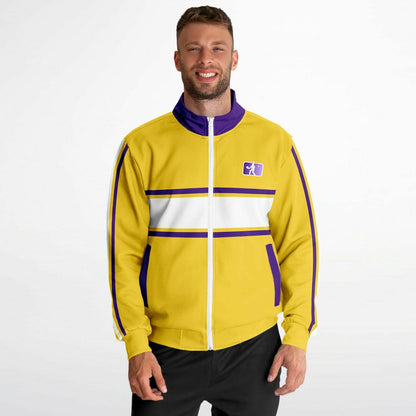 Yellow & Violet PICKLEBALL Track Jacket