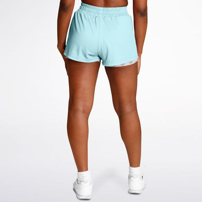 Teal 2-in-1 Athletic Shorts (Short)