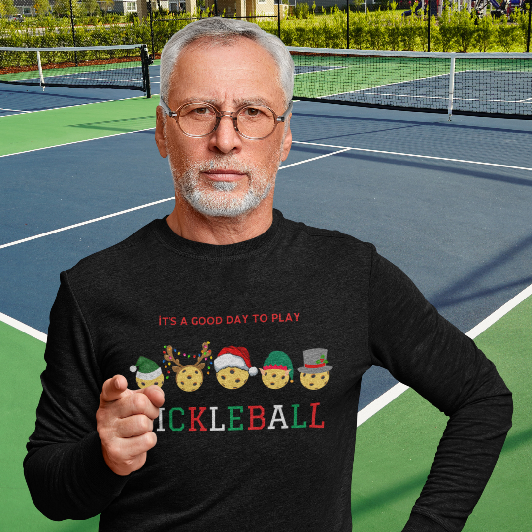 It's a Good Day to Play Pickleball - Christmas Shirt