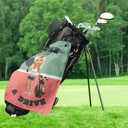 I Dink & Drive - Lady's Golf Towel