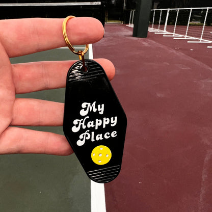 My Happy Place - Motel Keychain