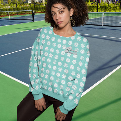 Puppies & Pickleball Sweatshirt (Mint)