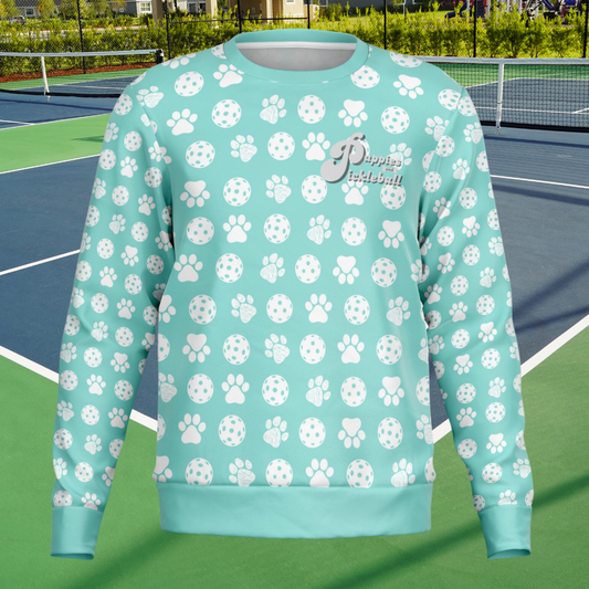 Puppies & Pickleball Sweatshirt (Mint)