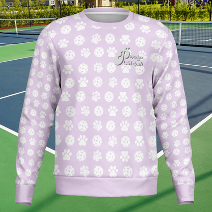 Puppies & Pickleball Sweatshirt (Lavender)