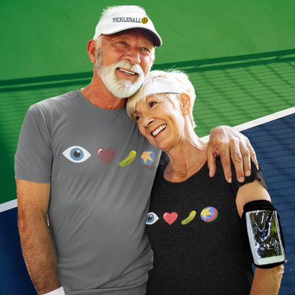 Eye Heart Pickle Ball Performance T-Shirt