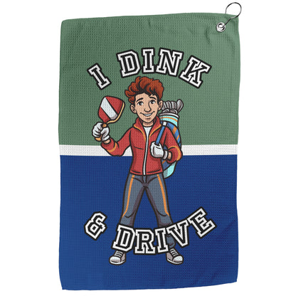 I Dink & Drive - Men's Golf Towel