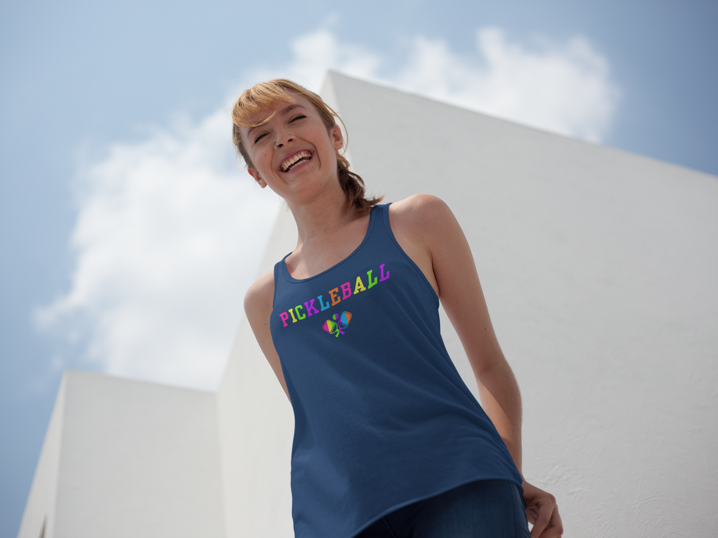 Neon Pickleball Jersey Tank Top