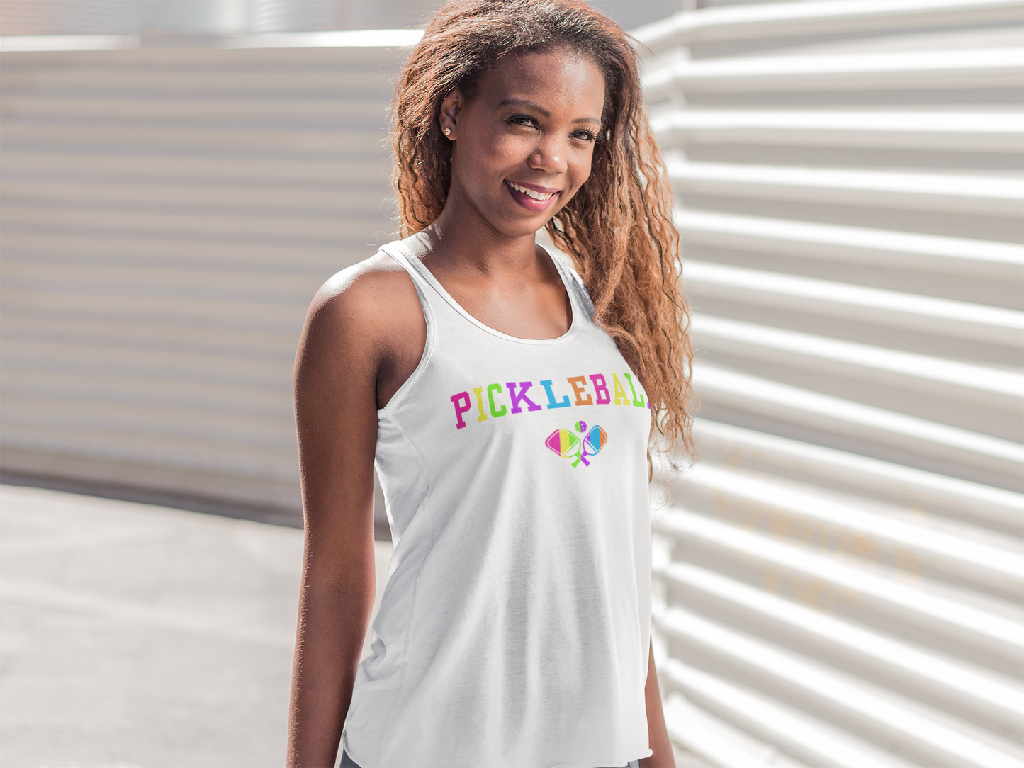 Neon Pickleball Jersey Tank Top