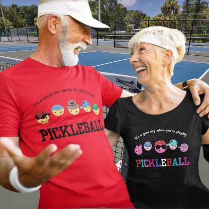 It's A Good Day When Playing Pickleball - Ladies Performance T-Shirt