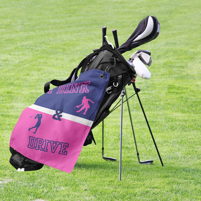 I Dink & Drive - Lady's Golf Towel