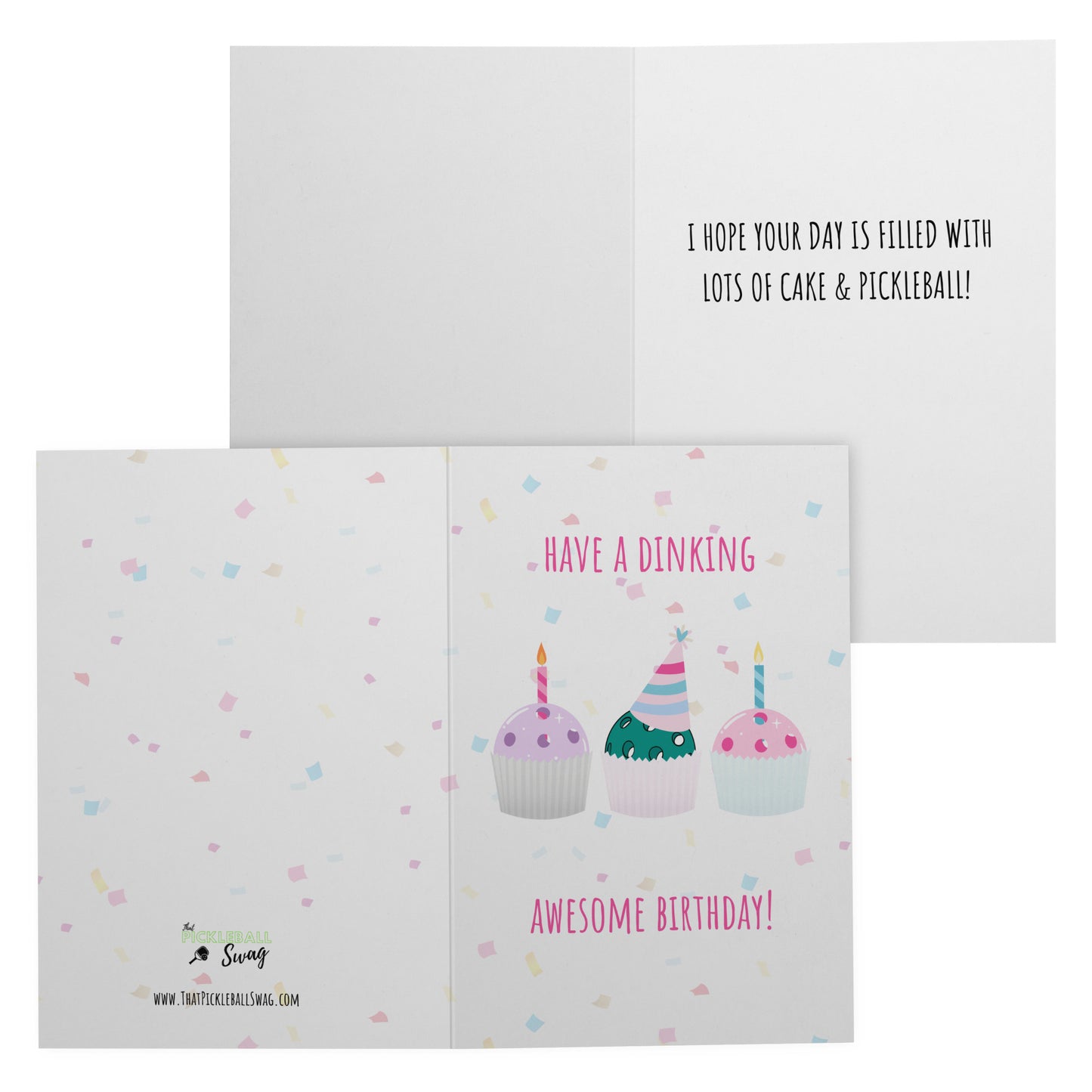 Pickleball Birthday Card Set