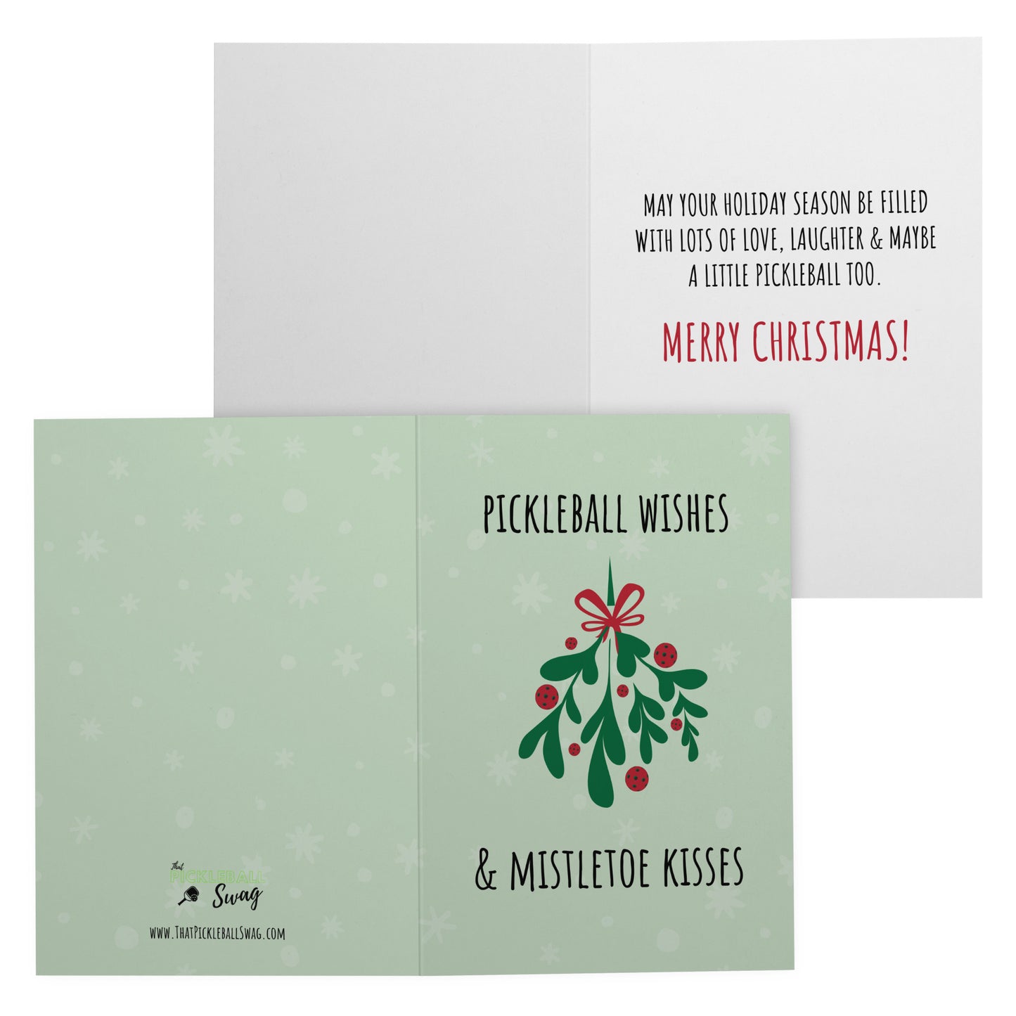 Pickleball Christmas Card Set