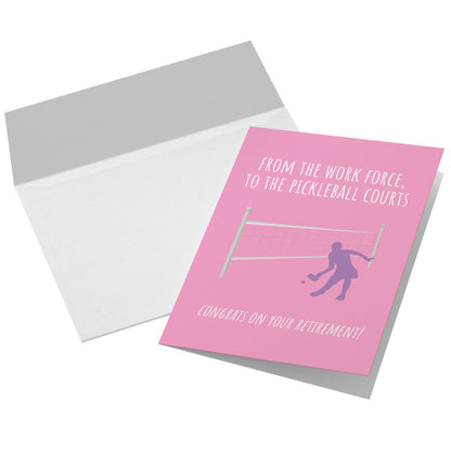 Pickleball Retirement Card Set