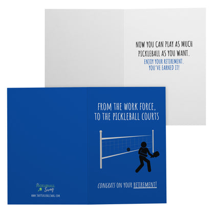 Pickleball Retirement Card Set