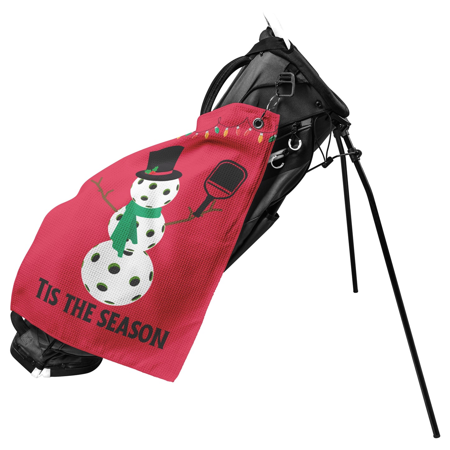 Snowman Pickleball Towel