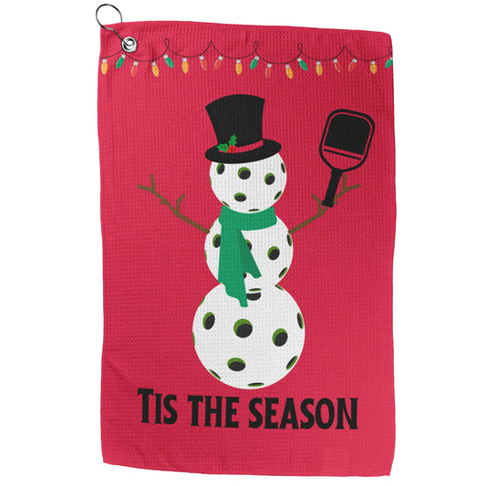 Snowman Pickleball Towel