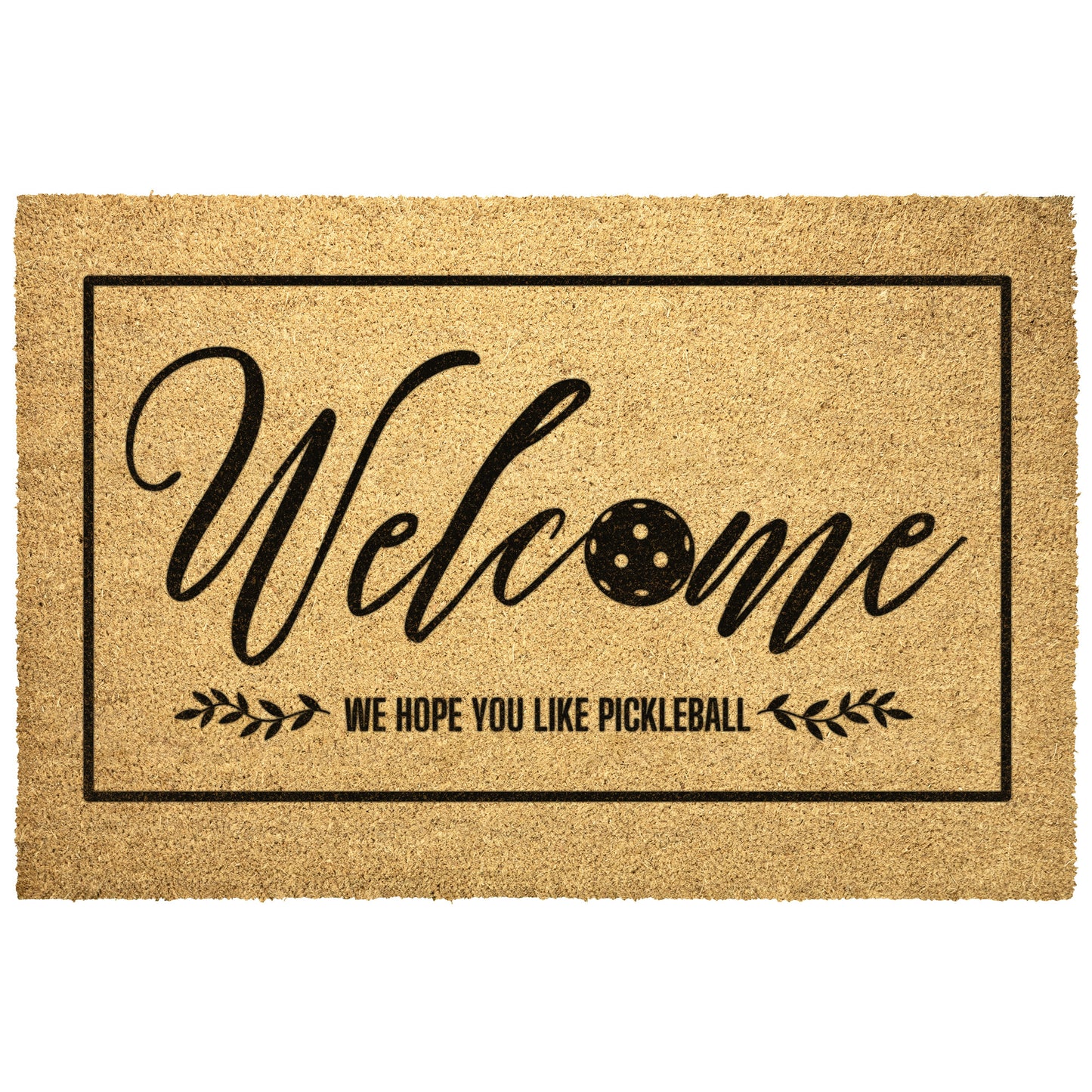 WELCOME - Pickleball Doormat